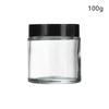 Plastic Empty Jars With Black Lids Canister Face Cream Container Storage Box Portable Travel Bottle Home Supply Makeup Tool