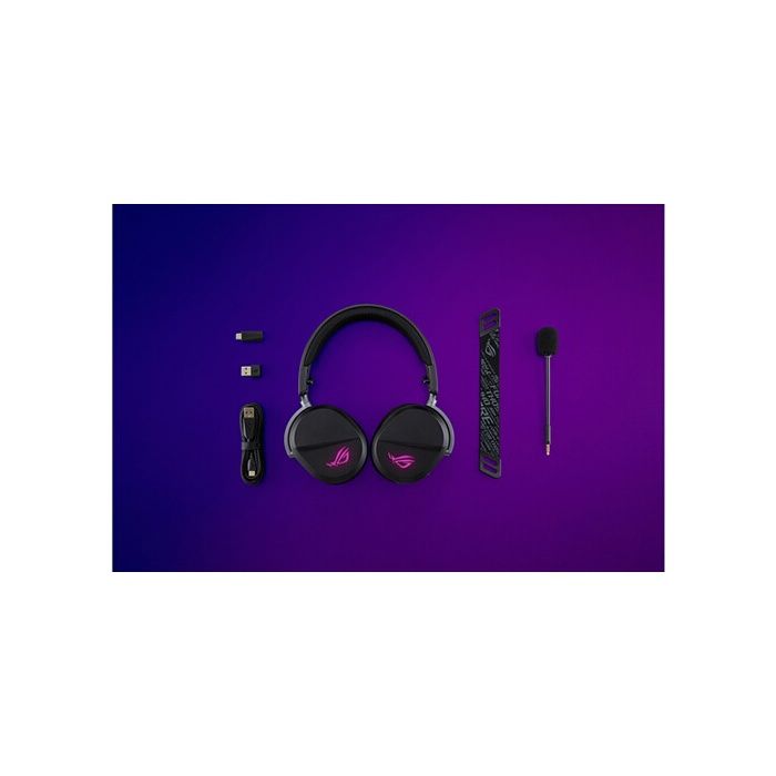 Casque Gaming - Asus - ROG Pelta - Sans Fil - Éclairage Aura Sync RGB - 60h Autonomie