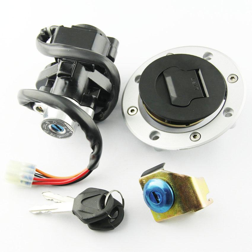 Motorcycle Fuel Gas Cap Ignition Switch Seat Lock with Key Kit For Suzuki SV650 GSXR600 GSXR750 GSXR1000 DL1000 V-Strom GSX1400