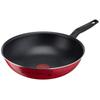 VALIDE COOK Titanium Nonstick Wok Pan (28cm) Dishwasher Oven Safe No PFOA Red