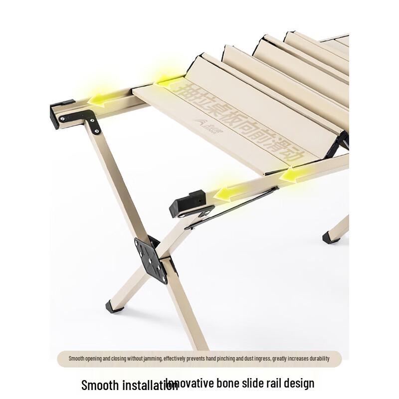 Beishanlang YZ086 Sliding Roll-Up Camping Picnic Table