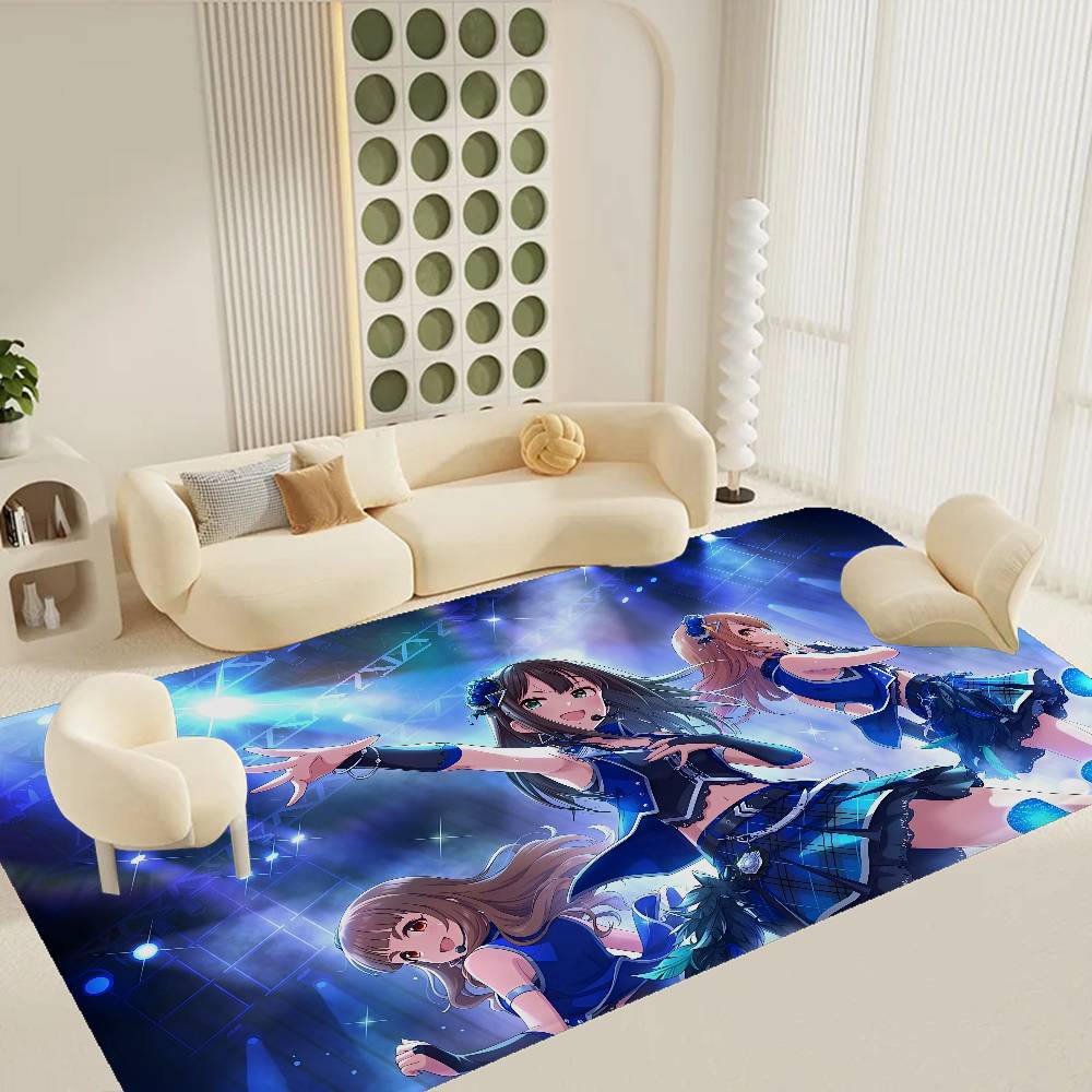 Rin Shibuya Floor Mat Retro Multiple Choice Living Room Kitchen Rug Non-Slip Modern Home Decor