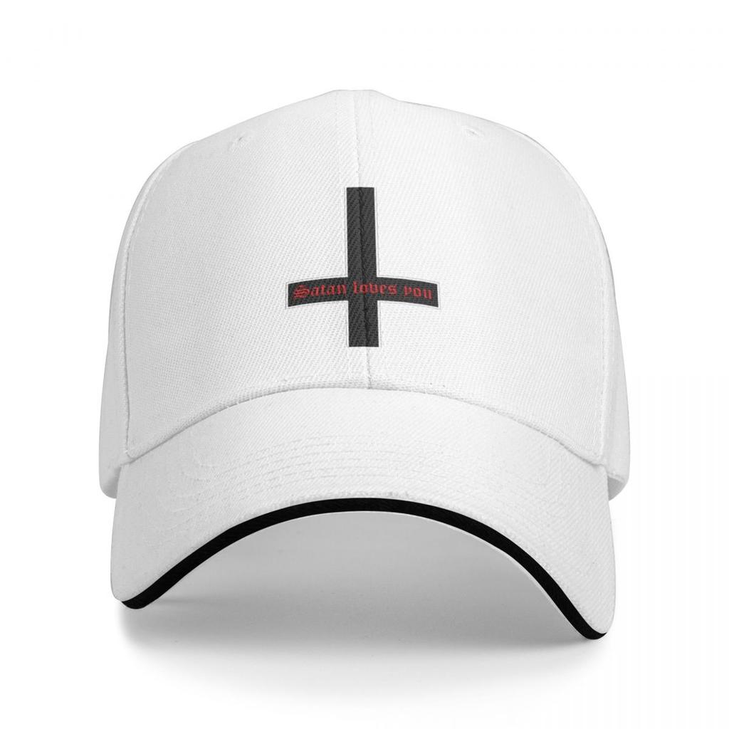 Бейсбольная кепка унисекс с лентой для женщин, Snapback Сатана любит тебя, роскошная шляпа унисекс, шляпа от солнца, детская кепка, женская кепка