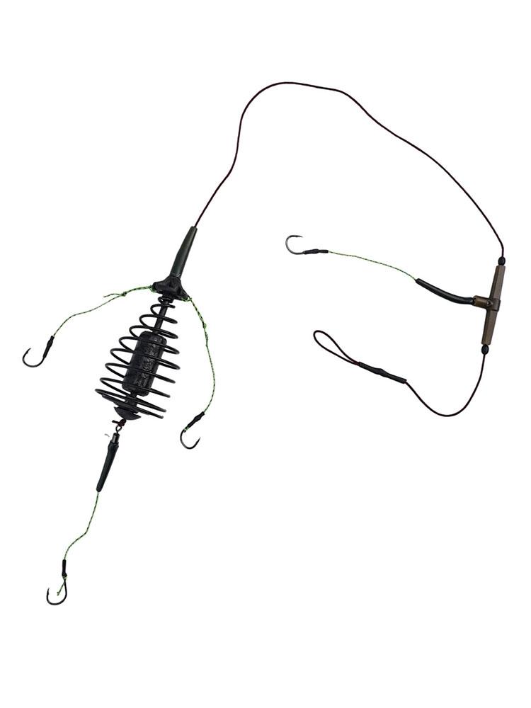 Наживка для ловли карпа, клетка, групповая кормушка, грузило, крючок, корзина для рыболовной наживки