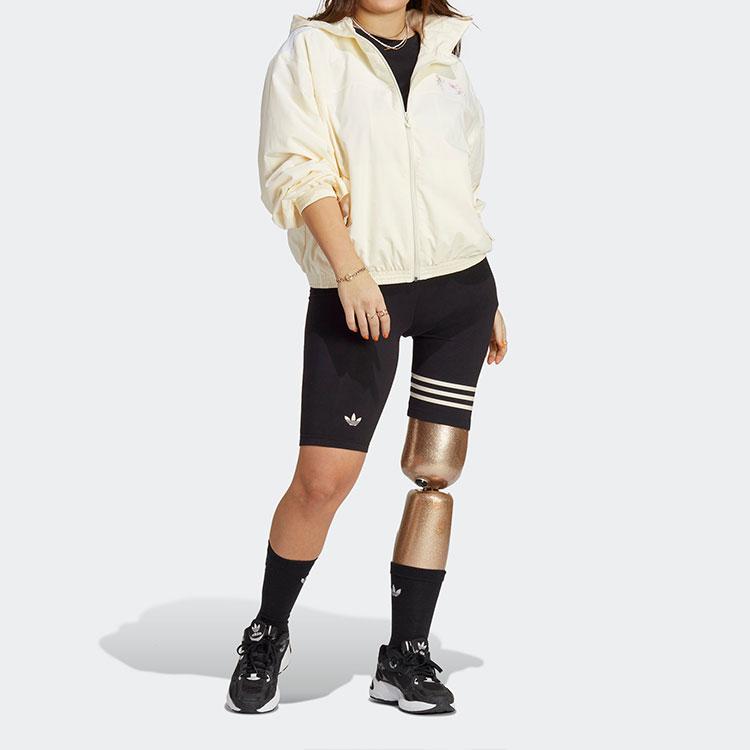 adidas Оригинальная куртка на молнии с капюшоном и цветочным принтом, ограниченная серия Clover Sakura, женская верхняя одежда, желтый IP3771