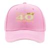 An Adjustable Baseball Cap Featuring a Th Birthday Crown Number a Lightweight Printed WomenS H Sandwich Baseball Cap
