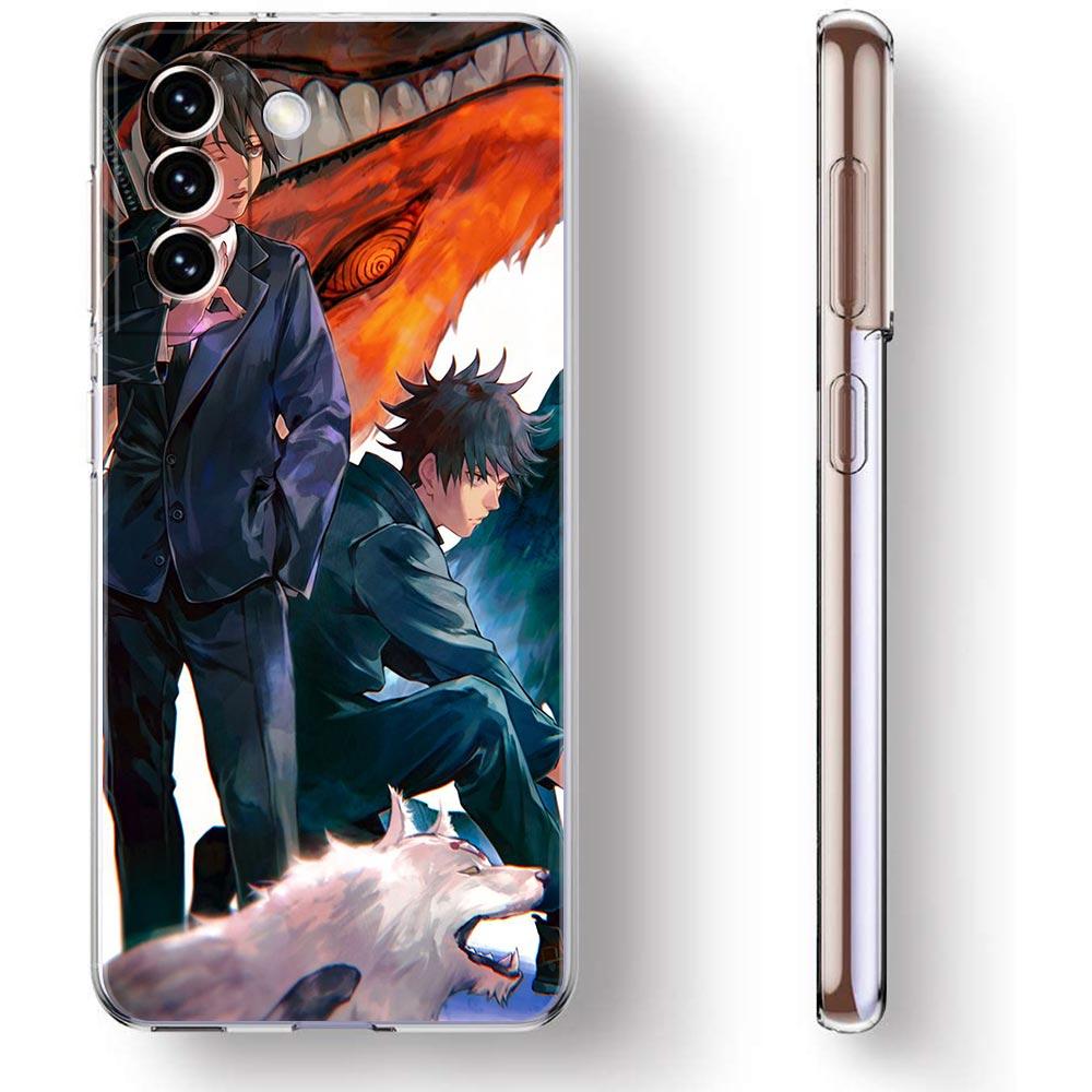 Чехол для телефона Denji Chainsaw Man Hayakawa Aki для Samsung Galaxy S22 5G S20 Ultra S21 FE 5G S10E S9 S8 S10 Plus Note 20, прозрачный чехол