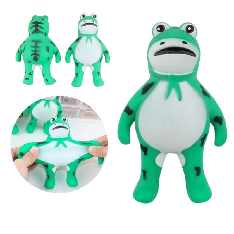 Креативная игрушка-сквиши в виде лягушки из ТПР для снятия стресса оптом от фабрики в Чжэцзяне