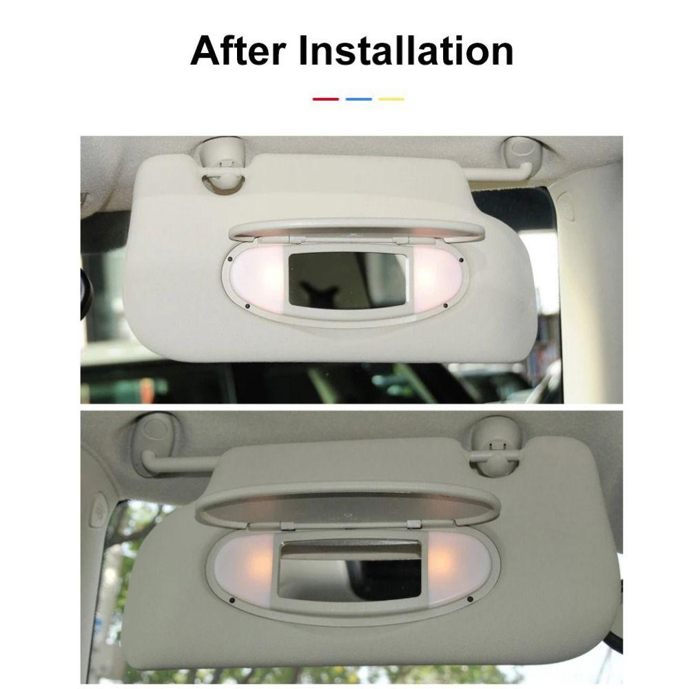 Lamp Slice Car Roof Sunvisor Vanity Mirror Cover for MINI Cooper S One D JCW R55 R56 R57 R59 R60