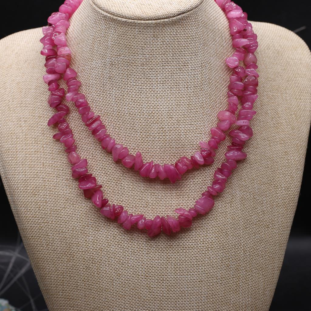 Бусины из натурального камня амазонит/зебра, гравийные бусины для изготовления ювелирных изделий, ожерелье, серьги, браслет, аксессуар, длина 80 см