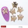 Crystal Charms Nail Art Jewelry Pendant Chain Butterfly Nail Rhinestones Nail Art Decorations