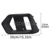 Для Ford Focus RS 2015-2018 противотуманные фары рамка фара крышка противотуманной фары решетка черный ABS литой корпус экстерьер автомобиля