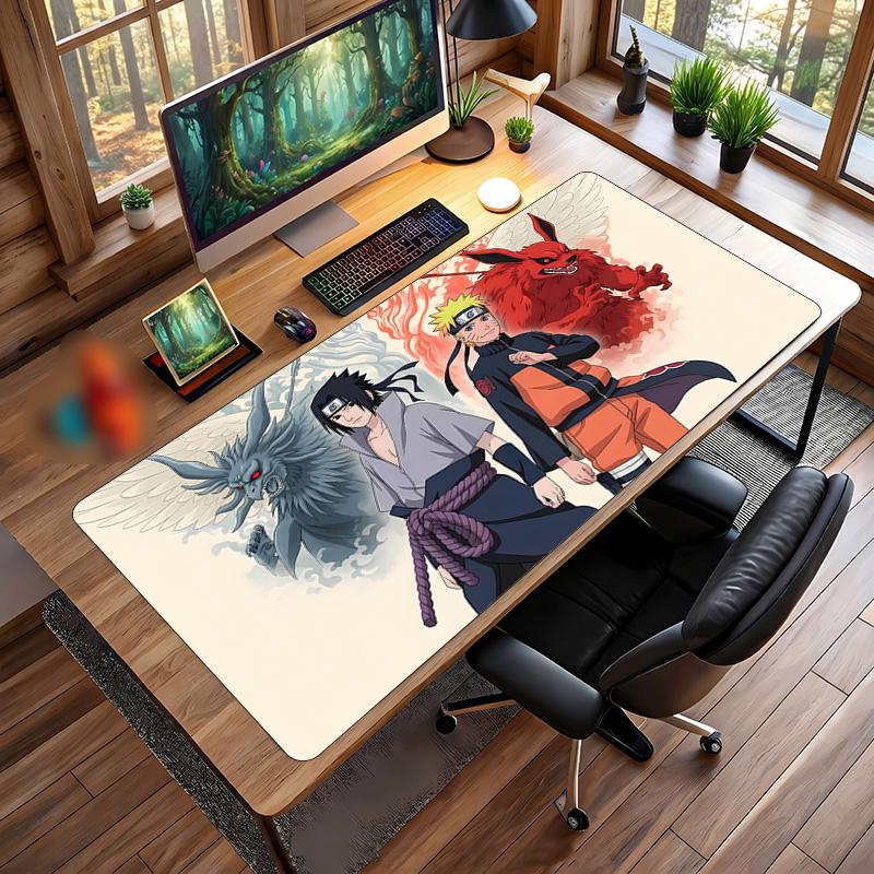 Naruto Printed Mouse Pad Non-Slip Waterproof Rubber Desk Mat for Gaming Office Laptop Home Decor Gift