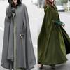 Assassin Role-playing Fashion Long Sleeved Cloak Retro Medieval Gothic Hooded Thin Coat Female Vampire Devil Cape