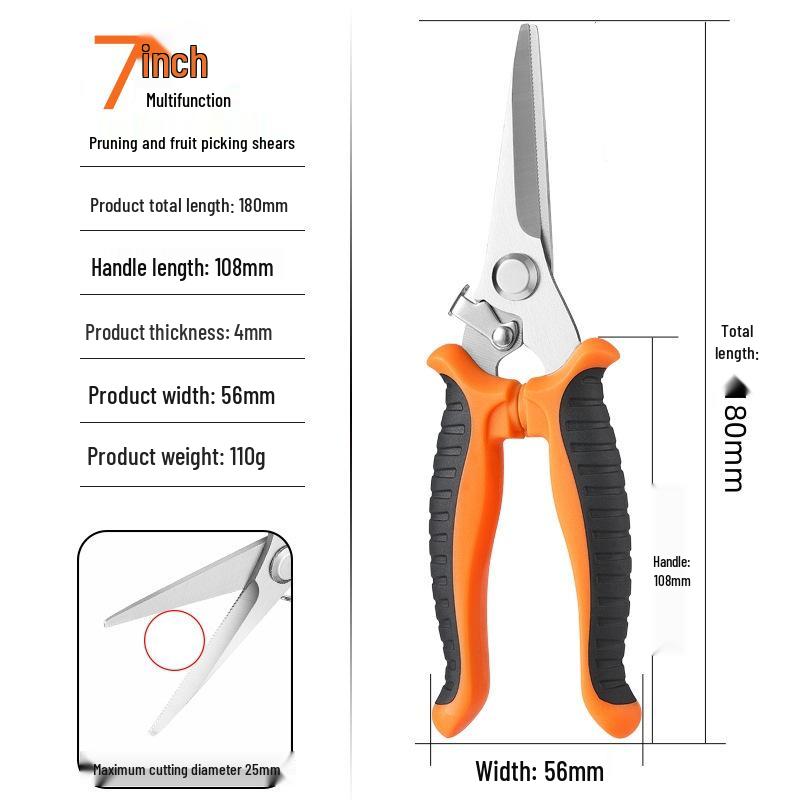 Садовые секаторы из нержавеющей стали для деревьев и веток