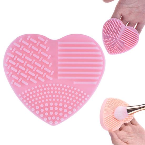 Puntos Love Heart Wash Косметические кисти Очиститель Силиконовый инструмент для макияжа Чистящий скруббер