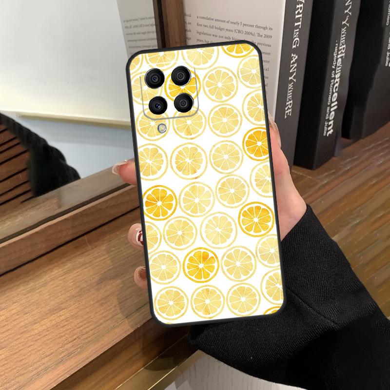 Чехол для телефона Lemon Fruit для Samsung Galaxy M13 M23 M33 M53 M21 M31 M51 M30s M20 M12 M32 M52 M14 M34 M54