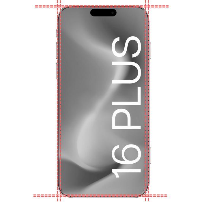 Verre Trempé pour iPhone 16 PLUS [Pack 2] Film Vitre Protection Ecran Phonillico®