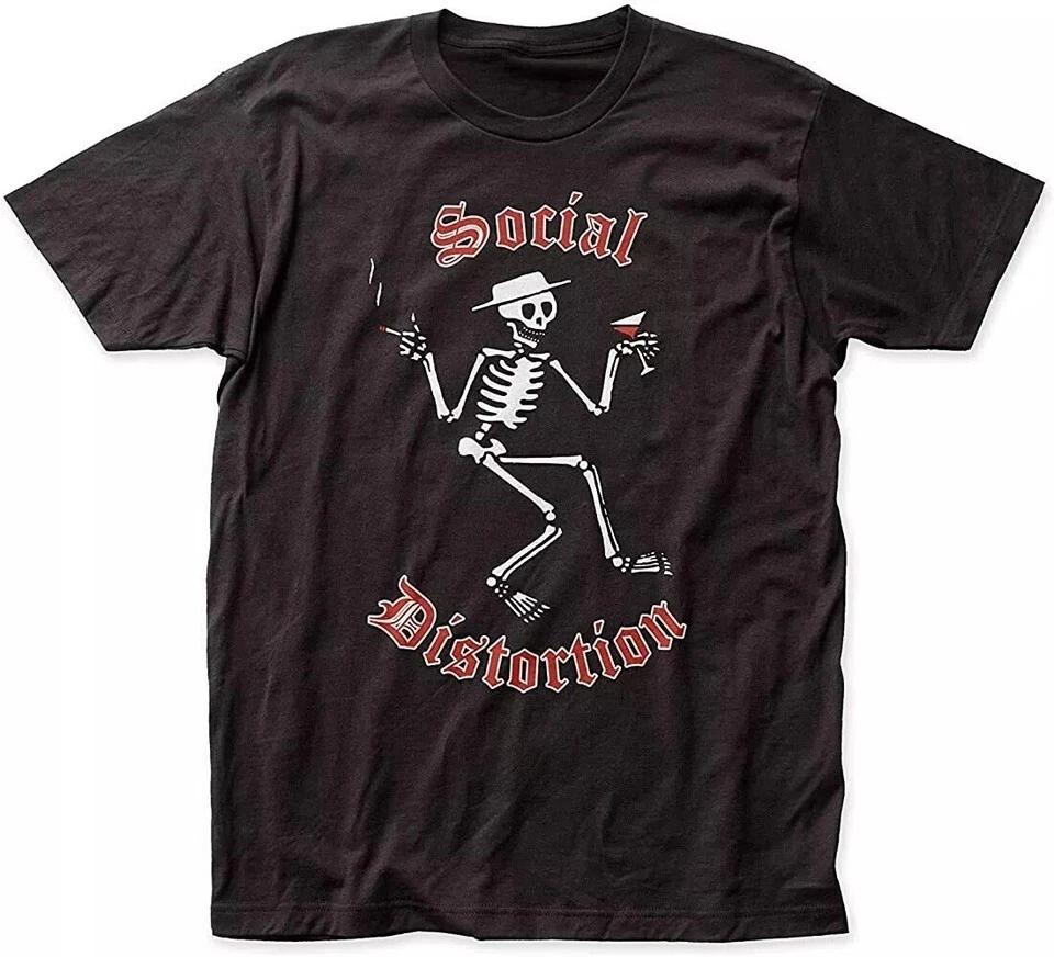 Hot Social Distortion Skelly Black Full size Gift family T-Shirt