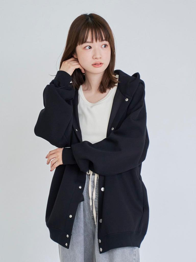 Cohen Clean Plus Sweat Snap Button Hoodie (Stain Resistant (Food Stains), UV Protection), 75601000002 1190 LT.GRAY(11) XL