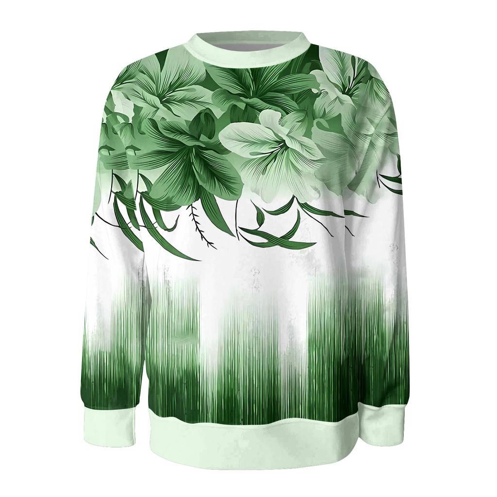 Женская толстовка с цветными блоками, повседневная удобная свободная легкая женская толстовка с длинным рукавом и круглым вырезом