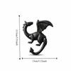 Multi-functional Wall Mount Key Rack Iron Car Key Hook Rack Iron Dragon Tail Hook  for Home