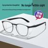 Легкие и стильные очки с большой оправой из TR90 с защитой от синего света, защитой от запотевания, защитой от пыльцы и защитой от УФ-излучения для близорукости.