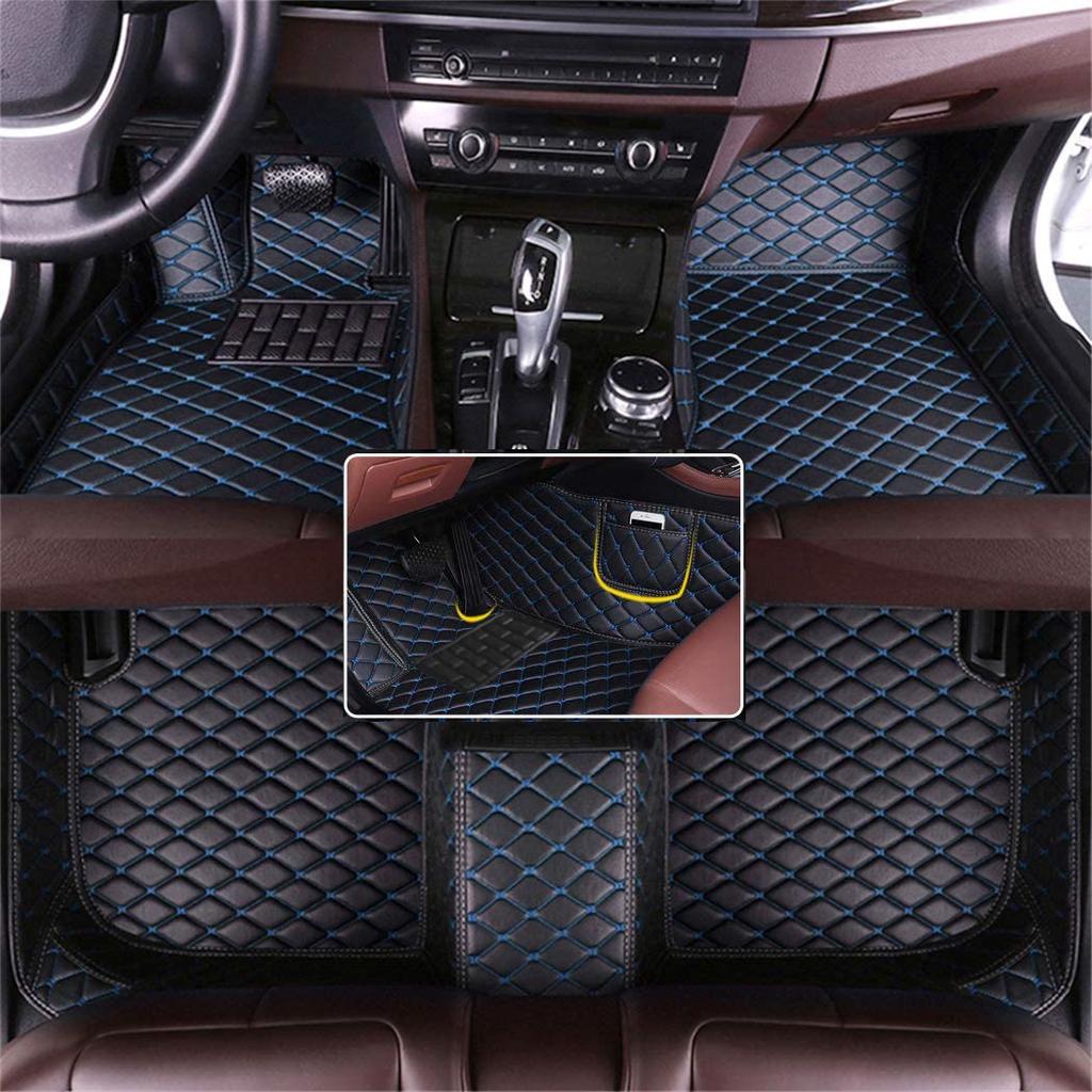Customized Car Floor Mats For Ford Ranger 2011-2023 Years Auto Waterproof Carpets Foot Coche Accessorie Floor Liners