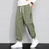 Весенне-осенние тонкие повседневные брюки, мужские спортивные штаны, мужские облегающие брюки-карго, мешковатые брюки