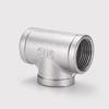 304 Stainless Steel Pipe Fitting BSP Female Thread Three-Way Female Thread Adapter 1/8" 1/4" 3/8" 1/2" 3/4" 1" Pipe Tee Adapter