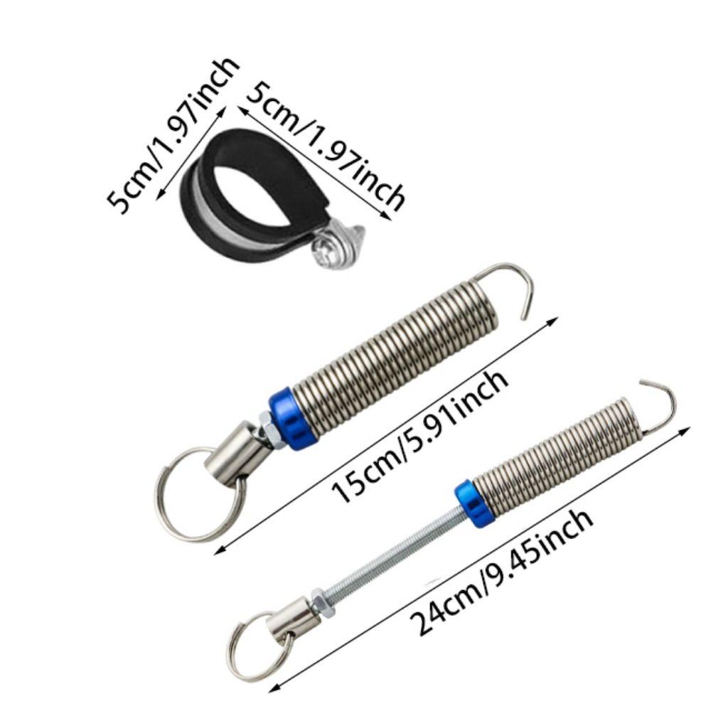 2/4Pcs Metal Springs Car Boot Lid Lifting Spring Clamp Trunk Lifter  Trunk Lid Automatically Open