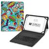 SUBBLIM FUNDA Tablet KEYTAB Pro BT Trendy Comic