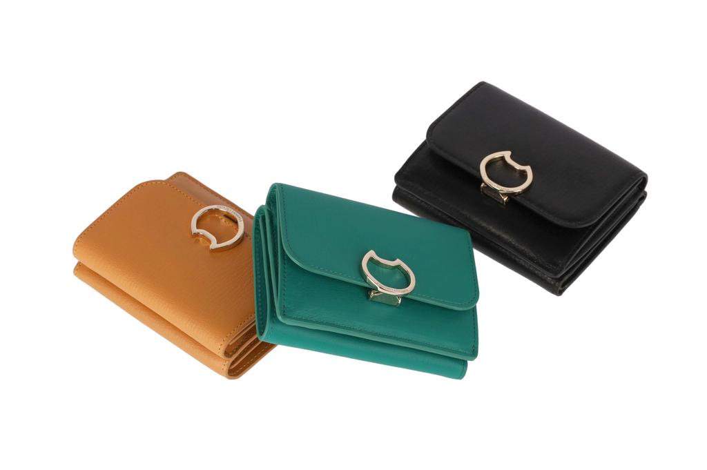 Кошелек бумажник кот окоши [Цумори Чисато] тройной