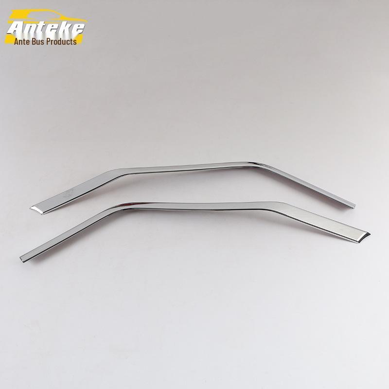 Fits 2017 Tiguan L Front Bumper Trim: Lip Grille Anti-Scratch Decorative Sticker