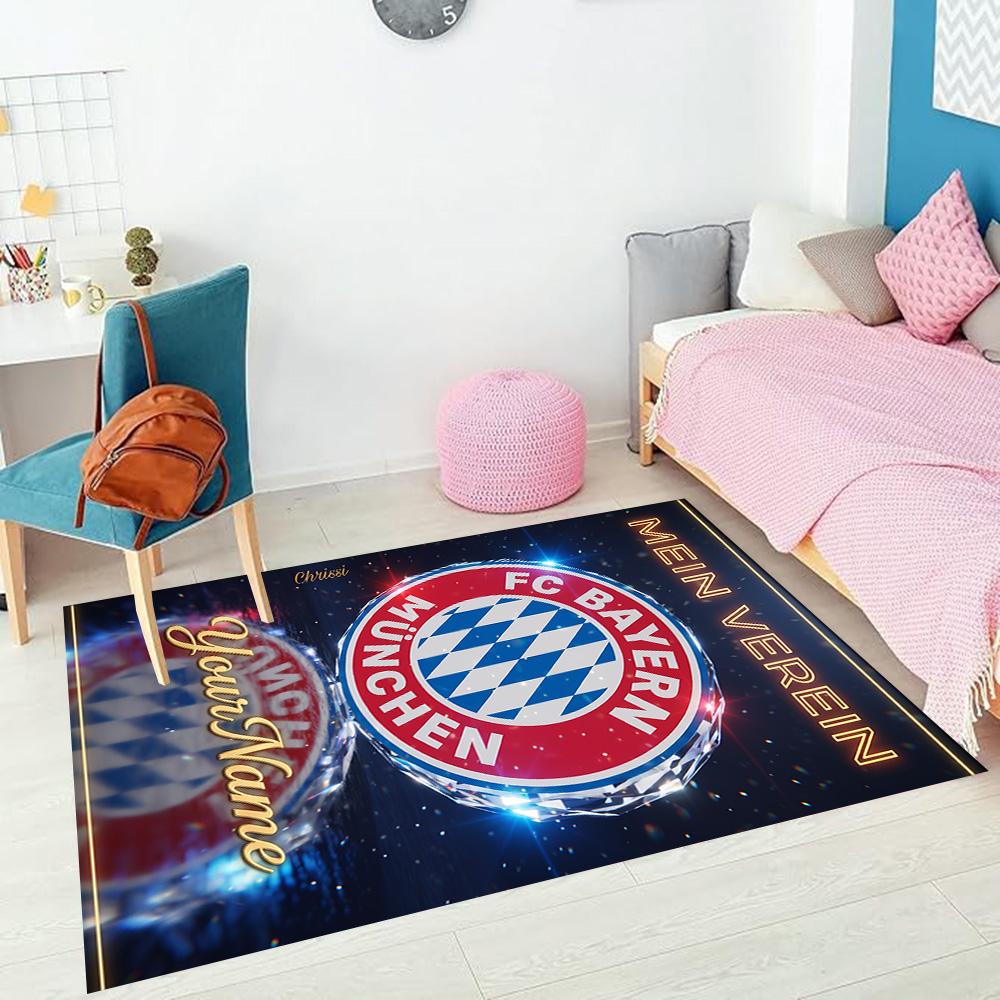 Fc Bayern München (7) Customize your name rug, office chair cushion, home bedroom living room gift.