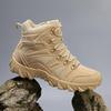 Mens Casual Lace Up Platform Ankle Boots Anti Slip Climbing Hiker Shoes