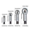 AntiSlip Grip Nut Remover Rust-Removed Bolt Removal Tool Nut Breaker  Rusty Screw Extraction