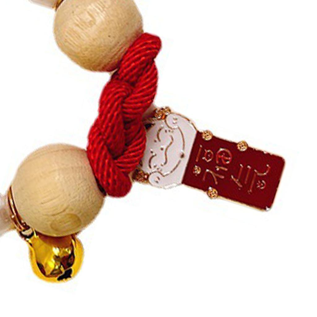 Flea Lice Control Collar Camphor Wood Natural Pets Flea Lice Repelling Collar for Cats Dogs Red M