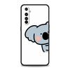 Чехол для телефона с коалой для Realme 12 11 10 9 8 5G 7 6 GT5 GT3 GT2 Pro Plus C21 C11 C25 C35 Для Realme GT Neo 2 3 3T 5 Чехол