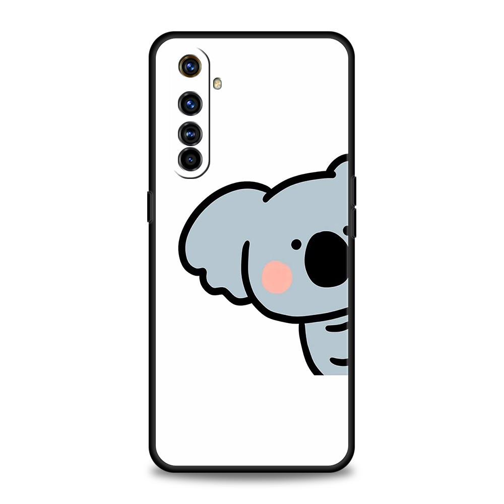 Чехол для телефона с коалой для Realme 12 11 10 9 8 5G 7 6 GT5 GT3 GT2 Pro Plus C21 C11 C25 C35 Для Realme GT Neo 2 3 3T 5 Чехол