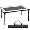 Панельный стол FIELDOOR, совместимый с IGT, стол для кемпинга, размеры 90 см x длина 60 см x высота, складной стол для отдыха на открытом воздухе, грузоподъемность 30 кг, сумка для хранения