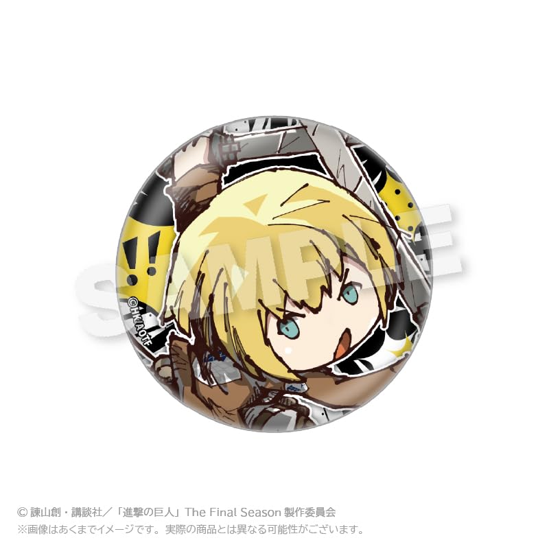 Атака Титанов Торговый значок-канбадж Версия мини-персонажа. Коробка из 8 шт.