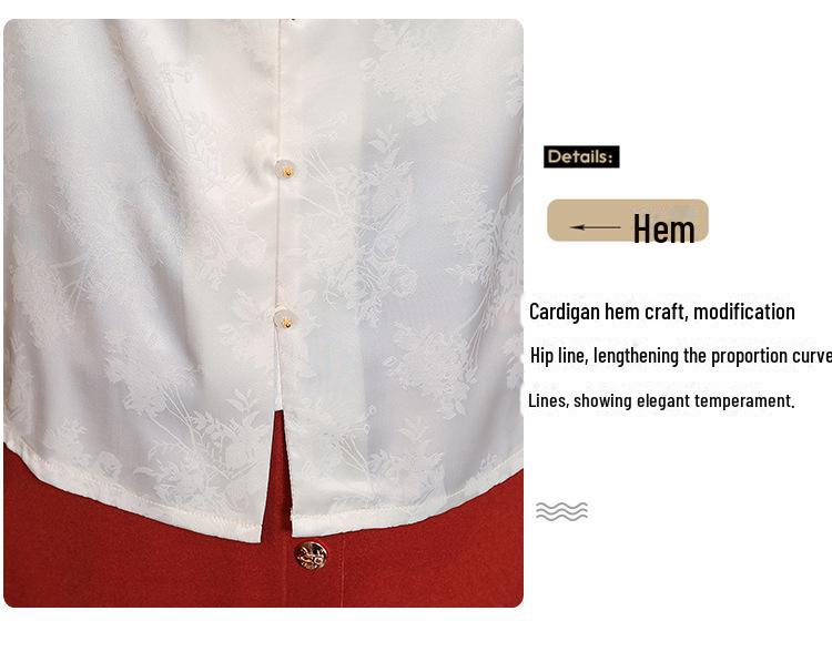Женская весенняя ретро-вышитая рубашка-чонсам в китайском стиле