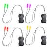 LED Glowing String Lights with Timer Ghostly LED Eye Lights Weatherproof Halloween Lighting for Masks Skulls Props