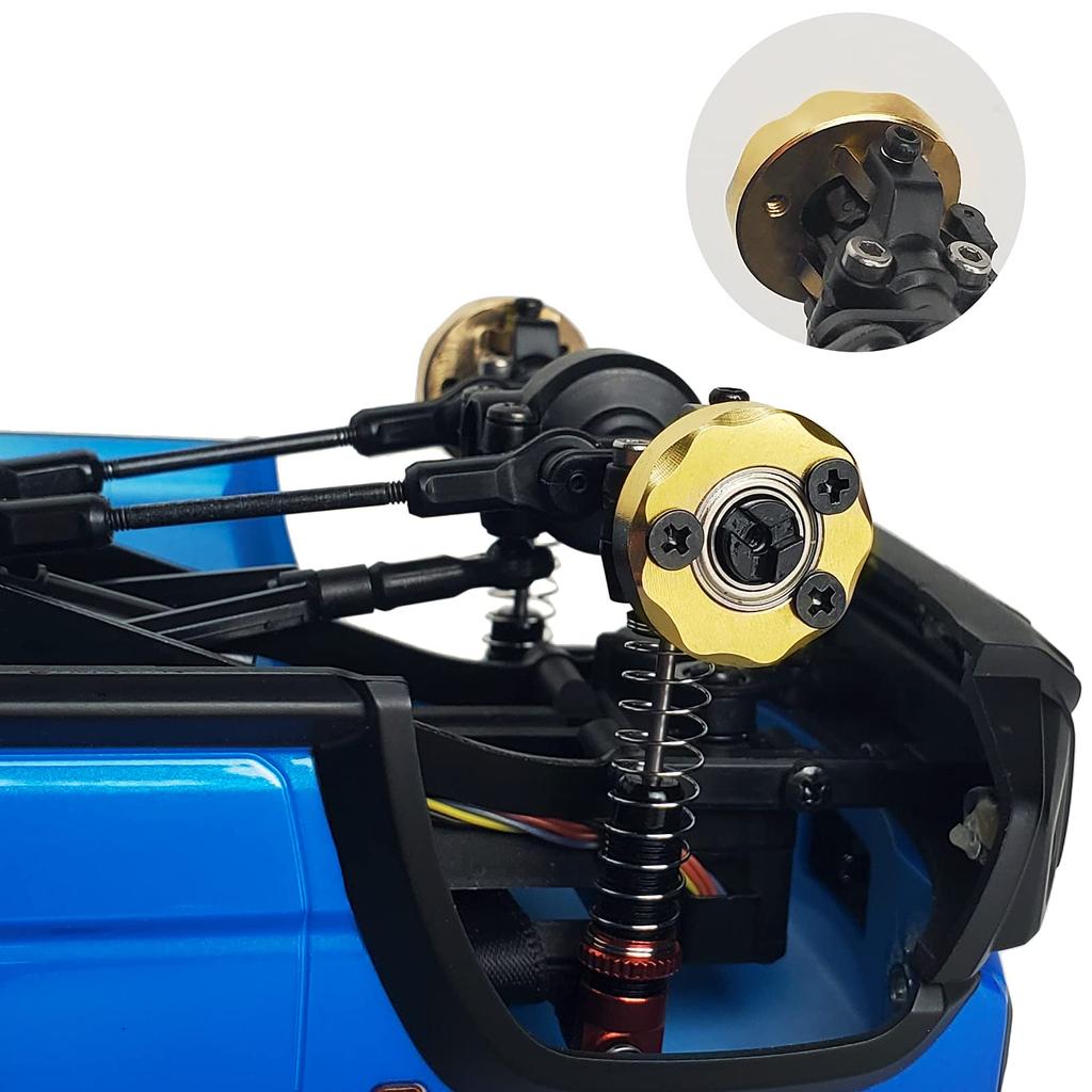 TRZX 2 шт. 1/18 RC Латунный передний поворотный кулак RC Противовес для Kyosho Jimny