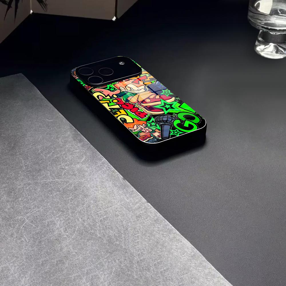 Чехол для телефона Friday Night Funkin Закаленное стекло Для IPhone 17 15 16 14 12 13 11 Pro XS Max Plus Mini Чехол