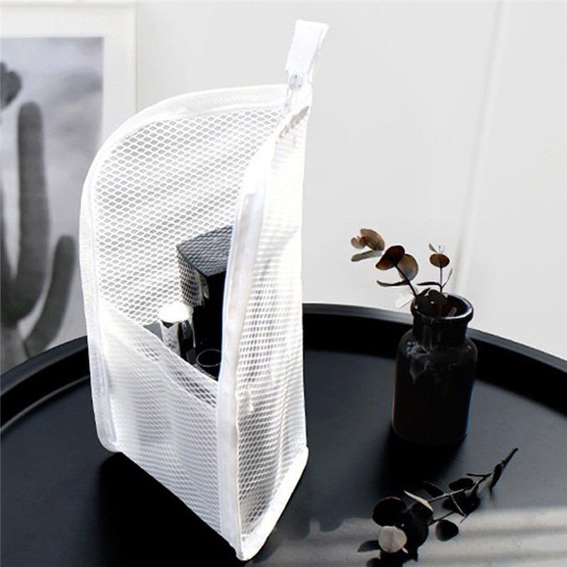 Women mesh Cosmetic Bag Travel Storage Makeup Bag Organizer Female Make Up Pouch Portable Small Large Toiletry Beauty Case