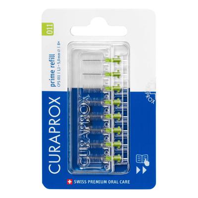 Щетка для межзубных промежутков CURAPROX CPS Prime Start CPS 11 8 сменных насадок (зеленый)