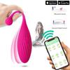 9 скоростей, приложение, вибраторы для женщин, интернет-управление, вагинальное вибрирующее яйцо, массаж точки G, клитора, секс-игрушки для взрослых, женская мастурбация