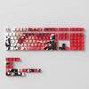 RGB Совместимый Набор Колпачков для Клавиатуры 130 Клавиш PBT Дизайн с Аниме Девушкой и Цветами Профиль Cherrys Сублимационная Печать Боковая Печать